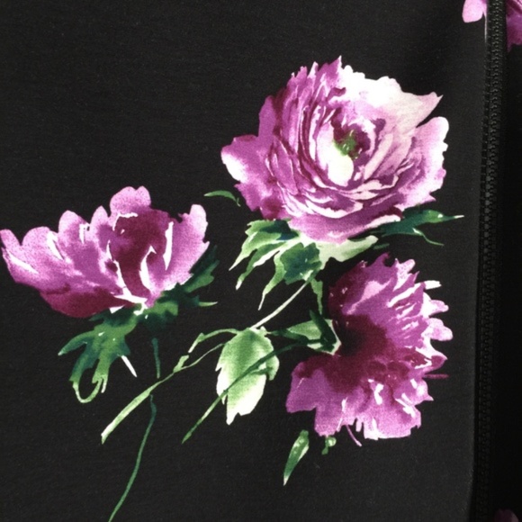 Torrid Floral Print Double Zip Stretch Pencil Skirt, Size 2X - Picture 10 of 12